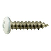 MIDWEST FASTENER Sheet Metal Screw, #8 x 3/4 in, Painted 18-8 Stainless Steel Pan Head Phillips Drive, 100 PK 09076